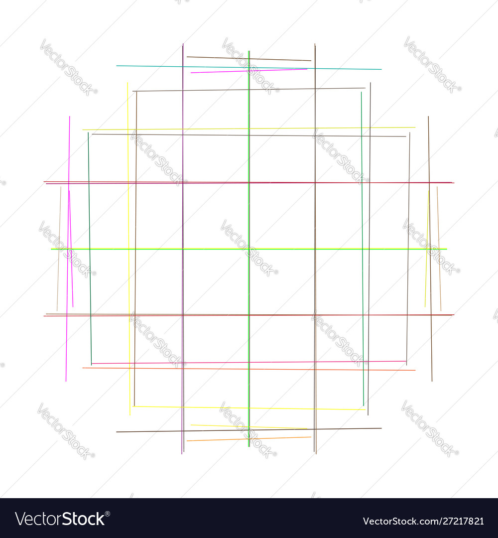 Crosshatch tangle lines circle scribble sketchy vector image Crosshatch tangle lines circle scribble sketchy