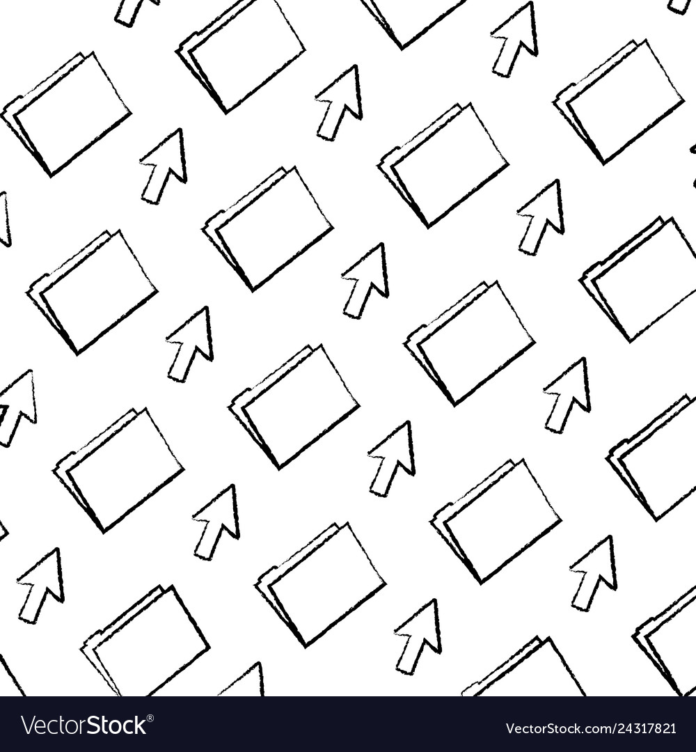 Grunge folder file with arrow cursor background