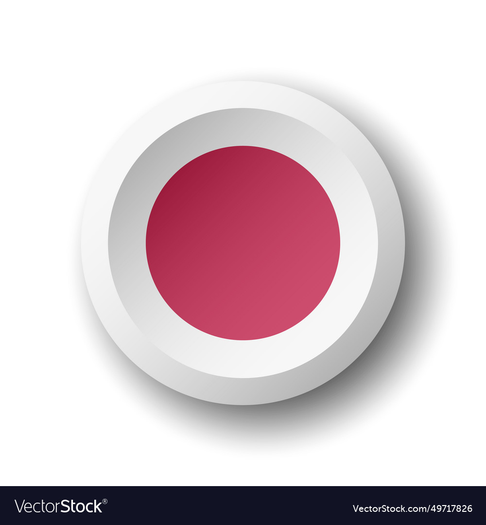 Circle button flag of japan