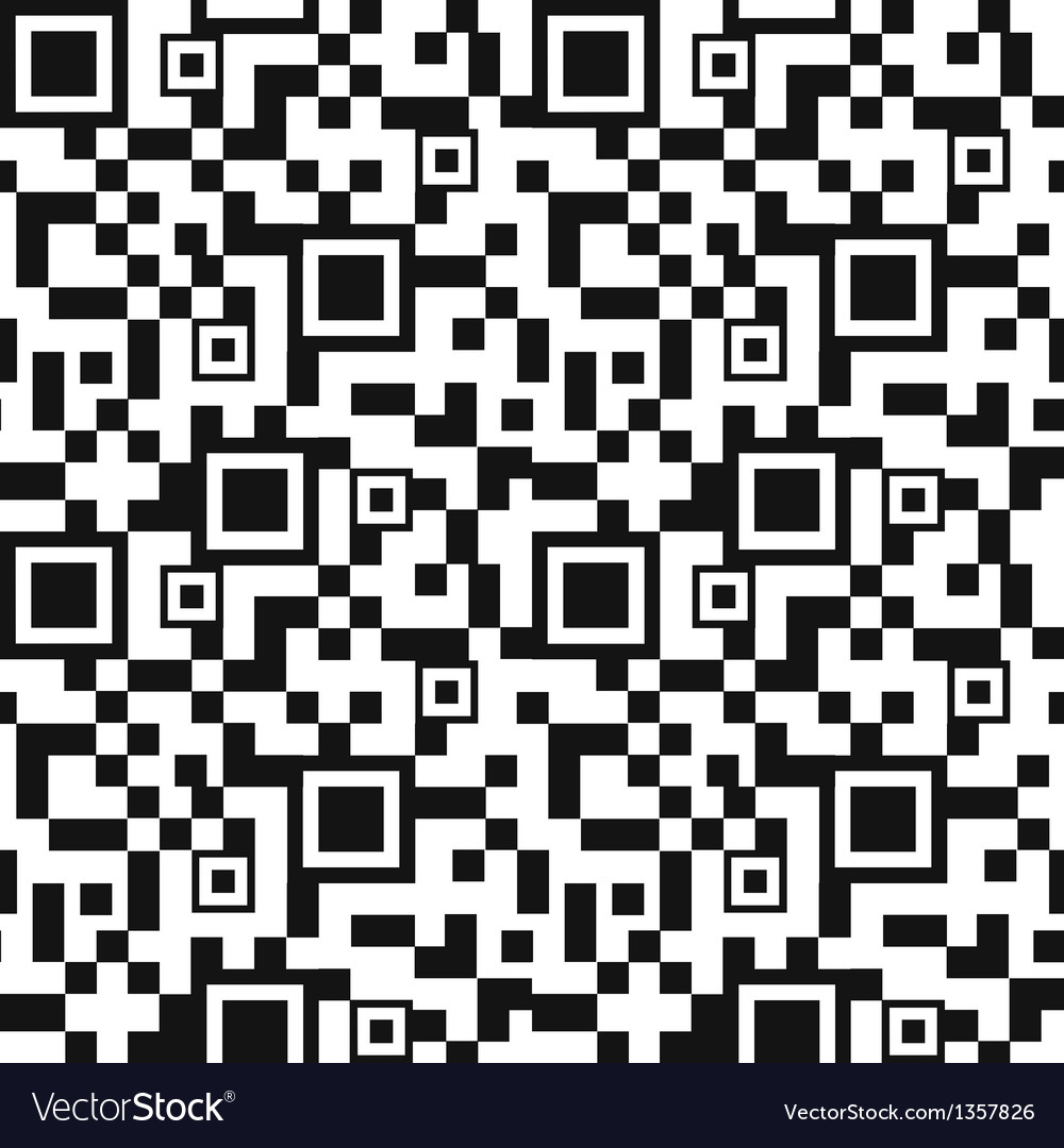 QR Code Seamless Pattern