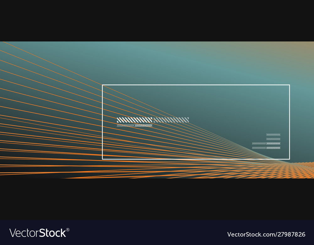 Wave lines with blend effect on fluid gradient Vector Image Wave lines with blend effect on fluid gradient