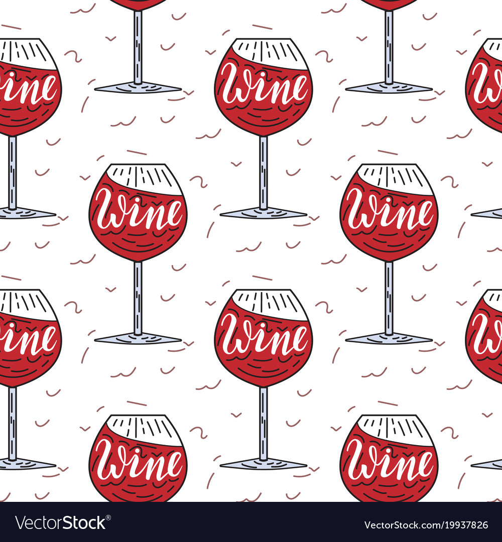 Wine simple pattern