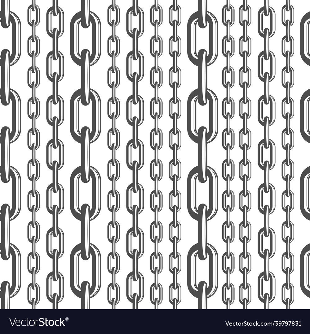 Black chain seamless pattaern Royalty Free Vector Image