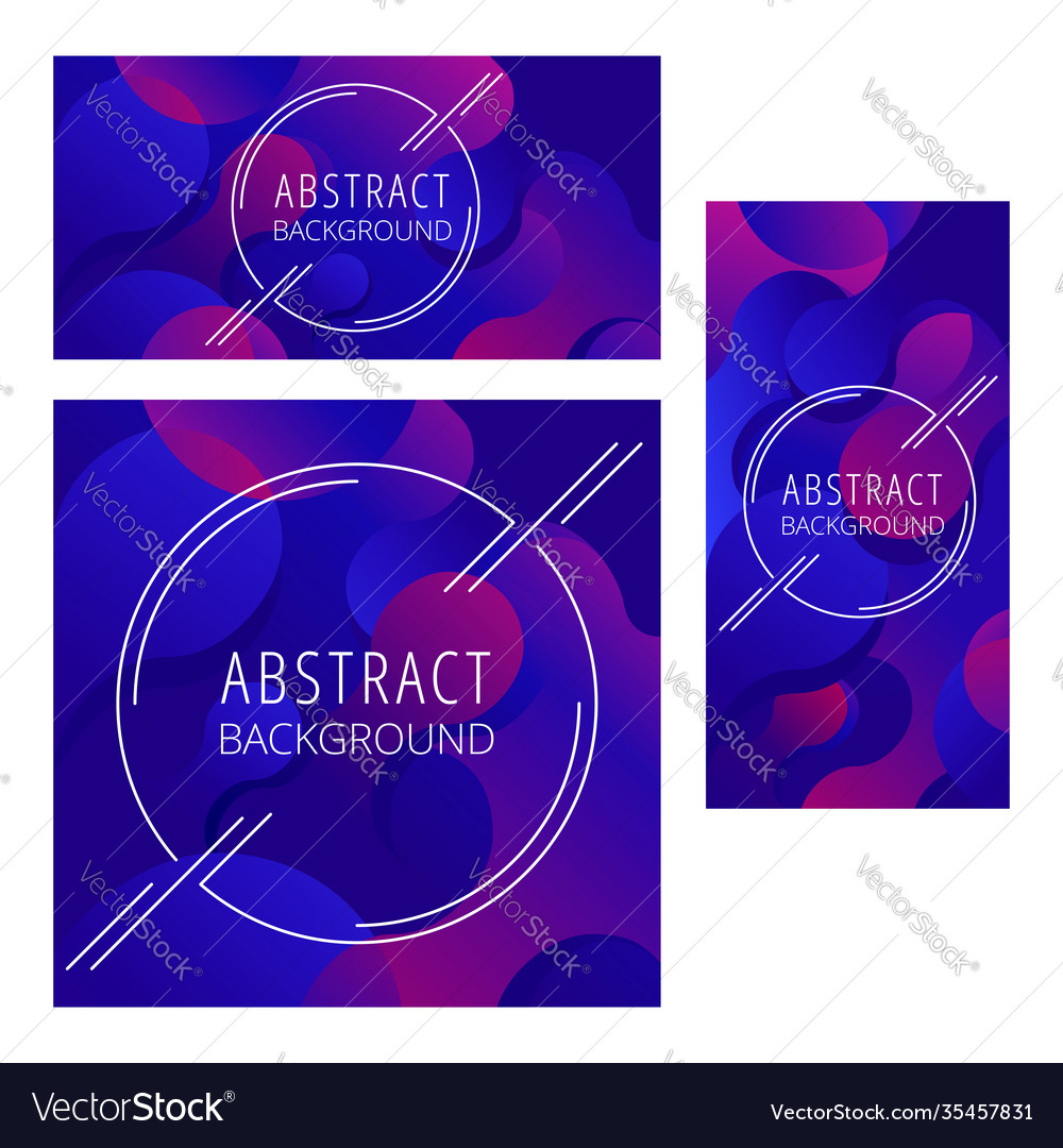 Templates in abstract colorful background vector image Templates in abstract colorful background