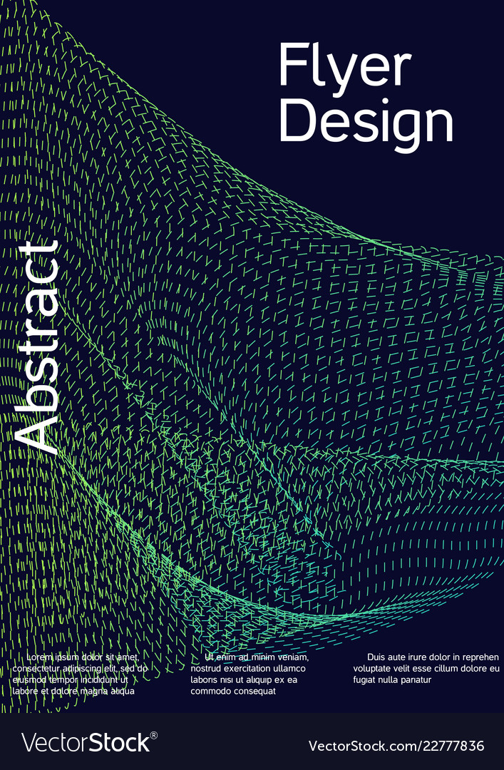 Creative fluid background from abstract lines vector image Creative fluid background from abstract lines