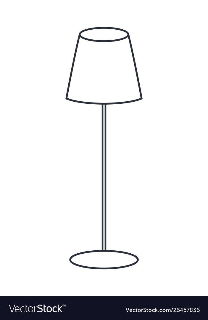 white lamp stand