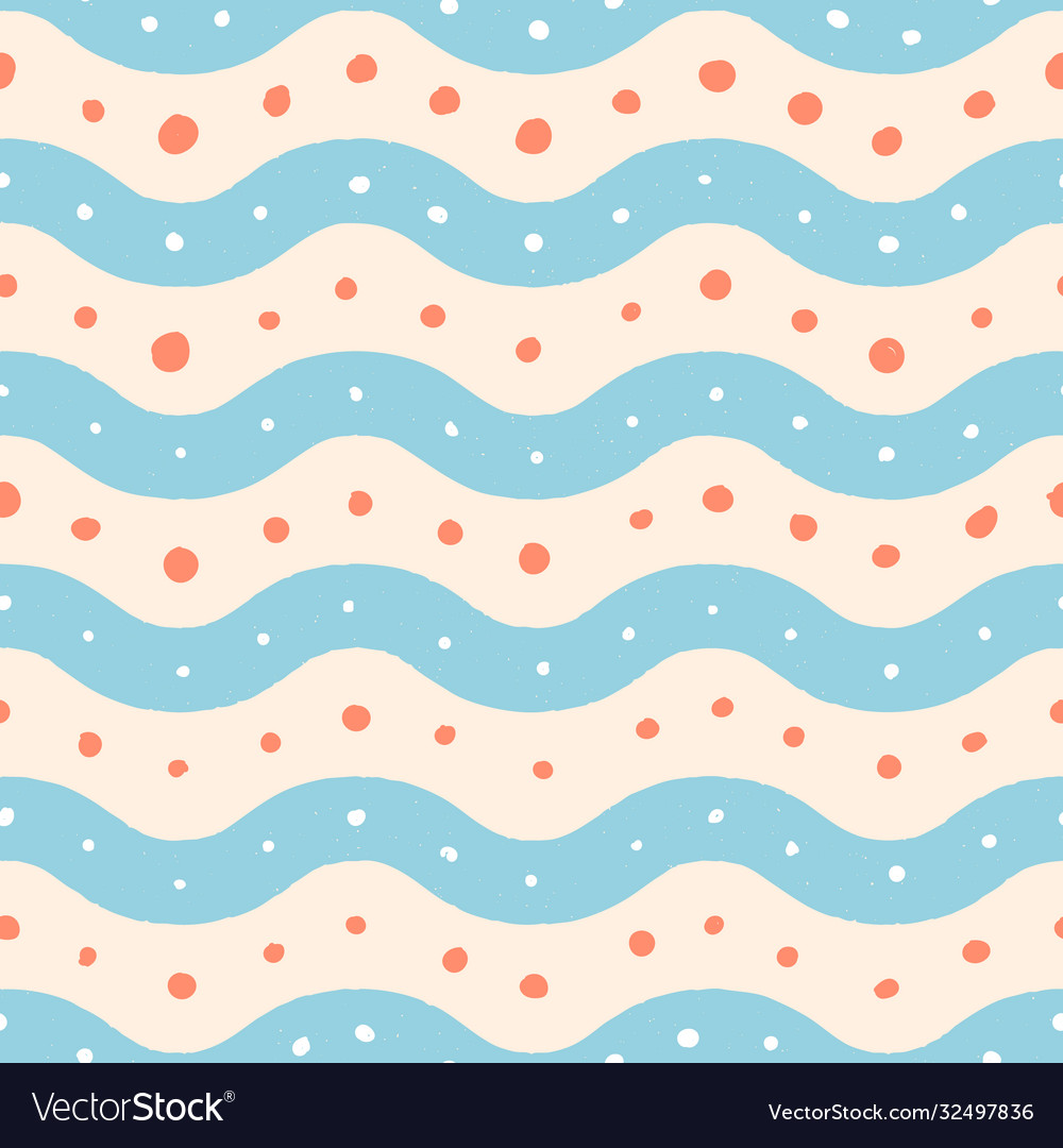 Refreshing abstract wonky seamless pattern