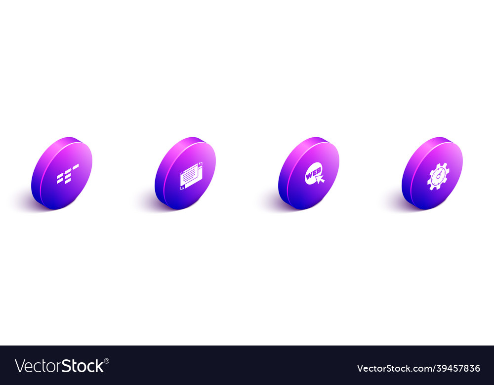 Isometrische Standortkarte ui oder ux design web vector image Isometrische Standortkarte ui oder ux design web