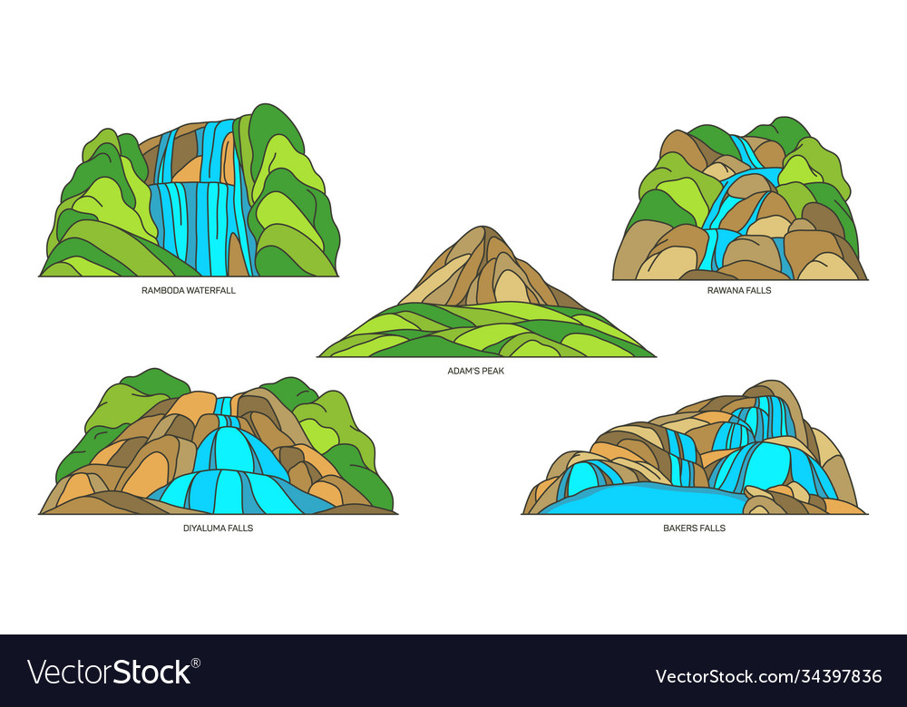 Sri lanka nature landmarks travel place landscape