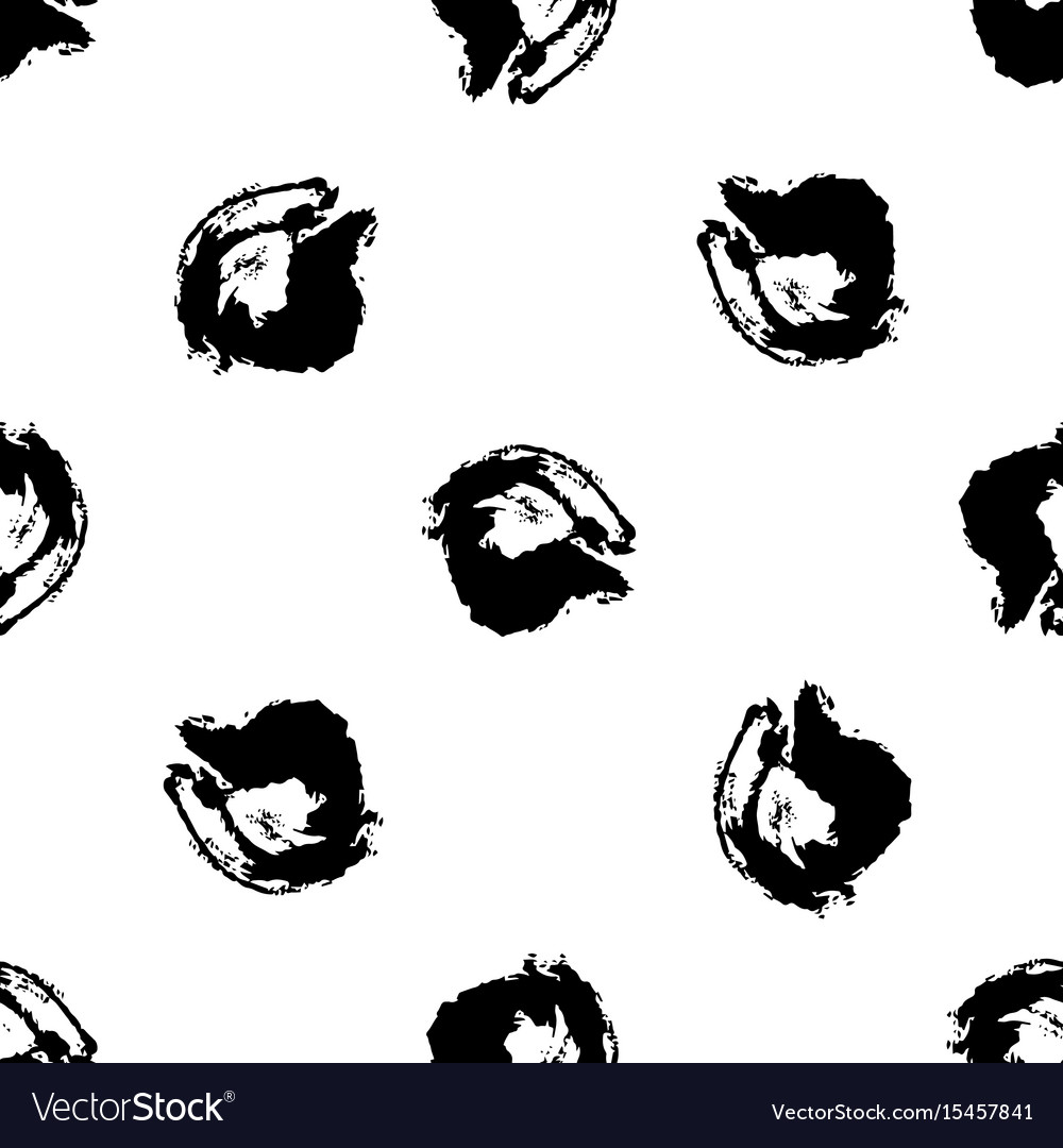 Abstract brush strokes background seamless pattern