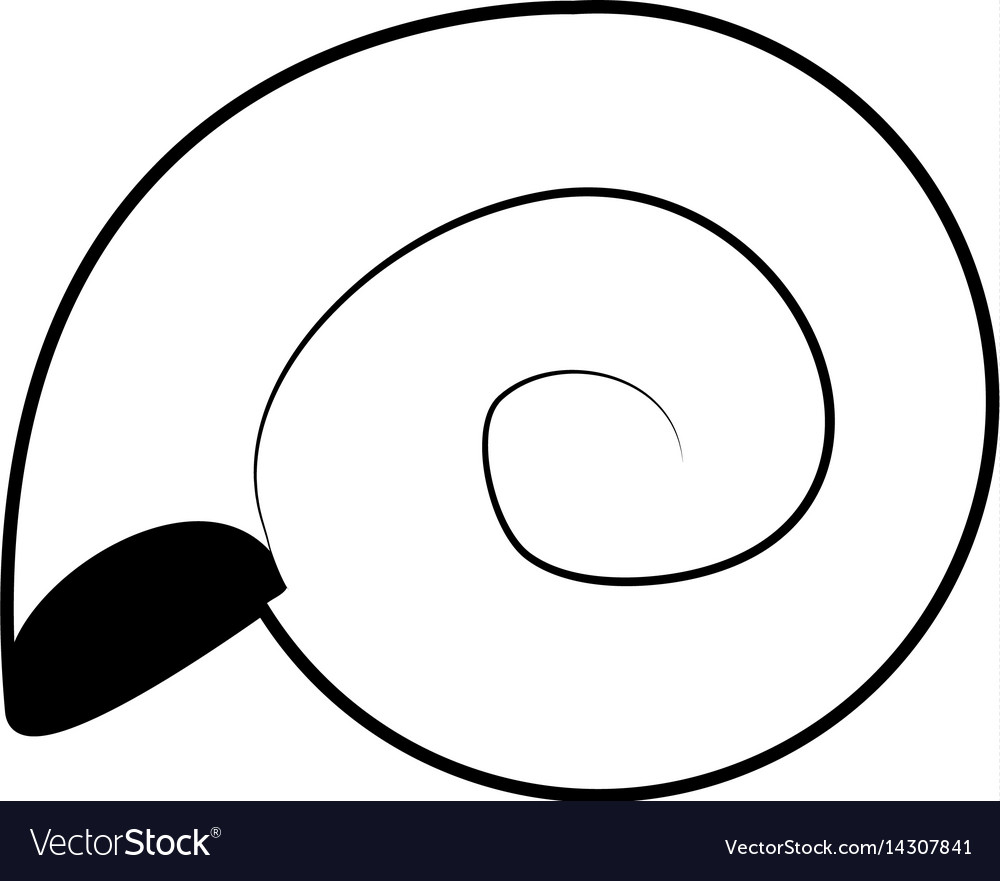 Conch or shell icon image