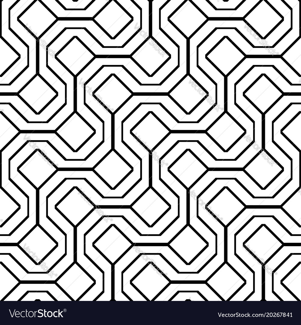 Design seamless monochrome zigzag pattern