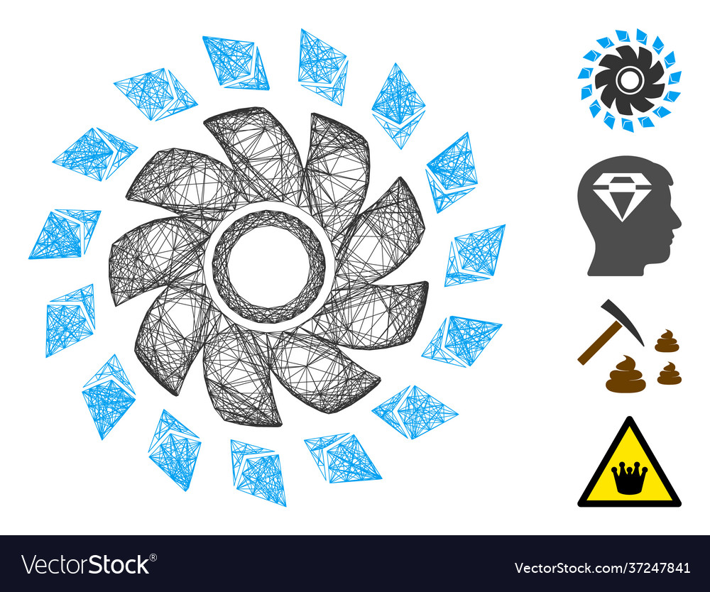 Hatched ethereum propeller mesh