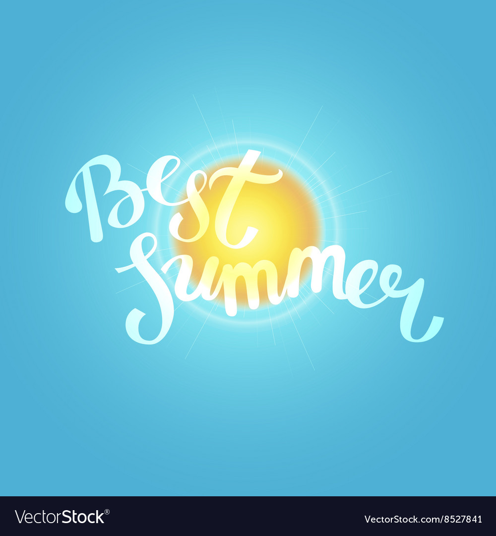 Hello summer time Royalty Free Vector Image - VectorStock