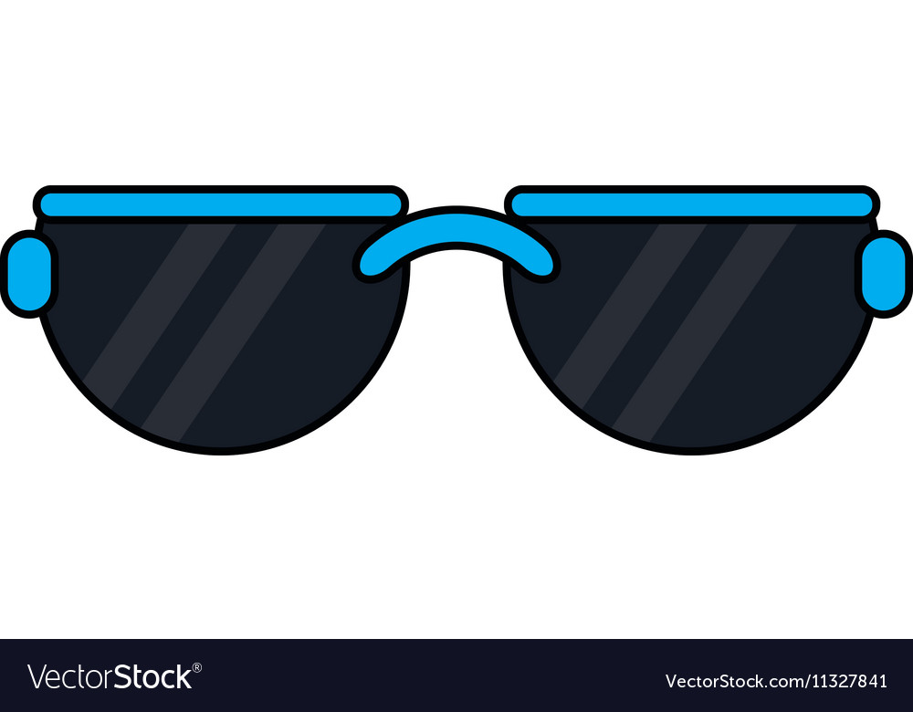 Isolated summer glasses design Royalty Free Vector Image