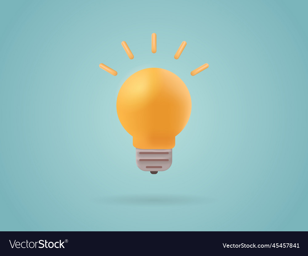 Lightbulb Idea - Team Brainstorming