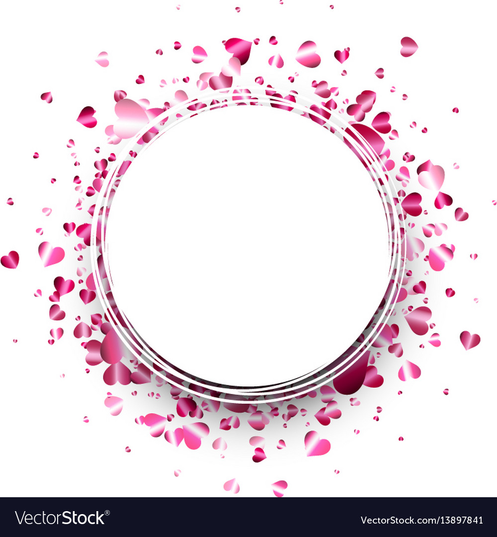 Love valentines background with hearts