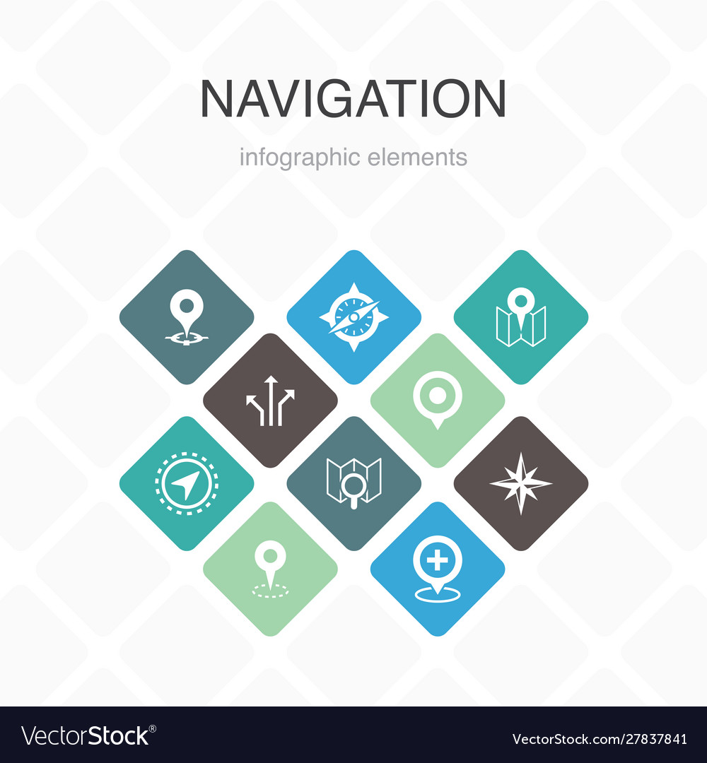 Navigation Icons - Route & Direction