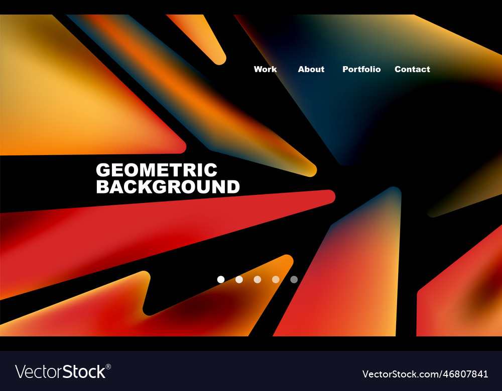 Shards shape composition abstract background web