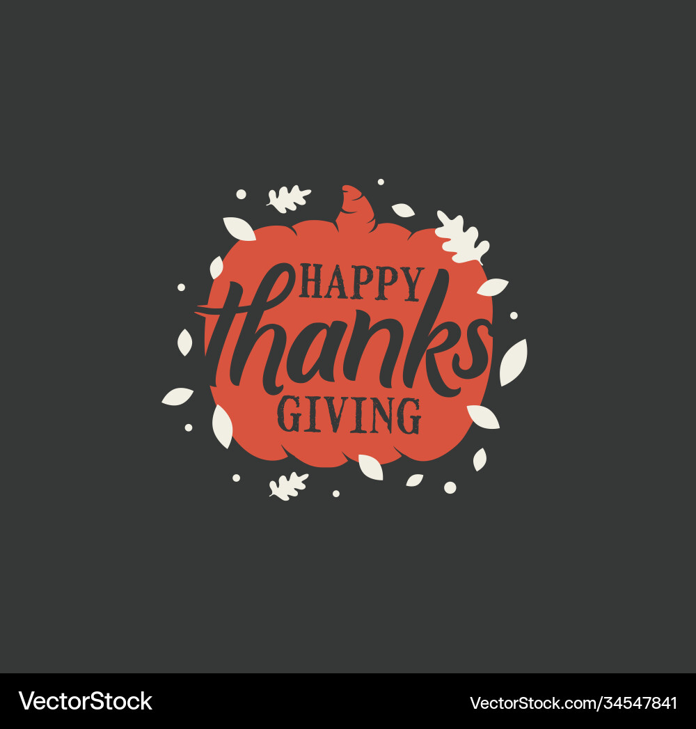 Thanksgiving design elements Royalty Free Vector Image