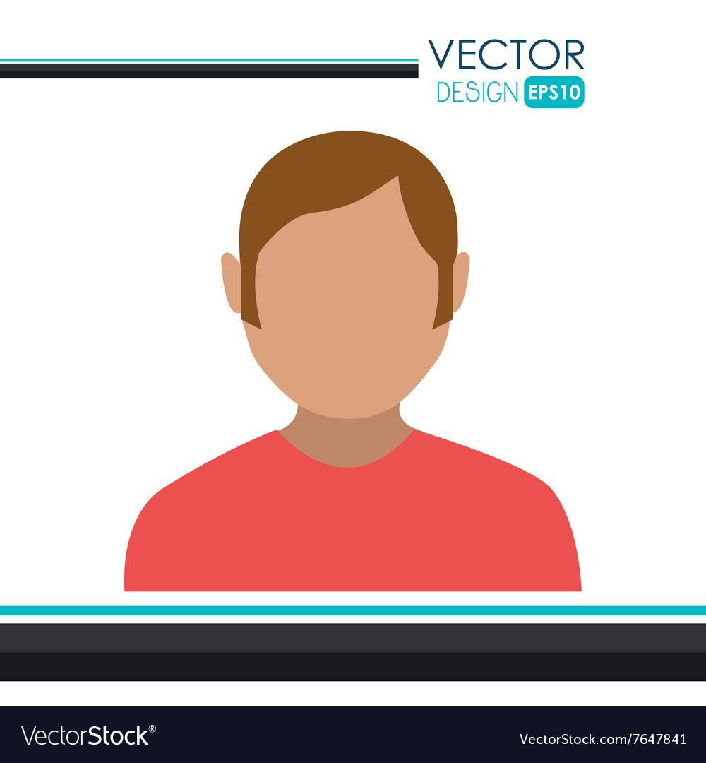 User profile design Royalty Free Vector Image - VectorStock
