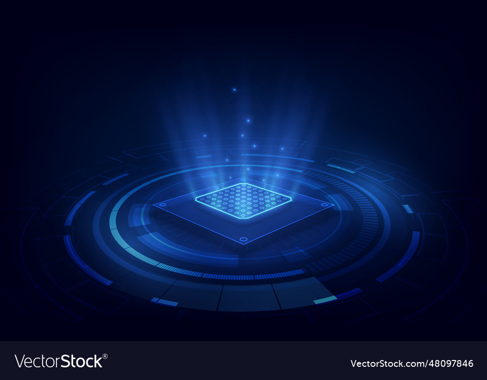 Abstract technology chip processor background