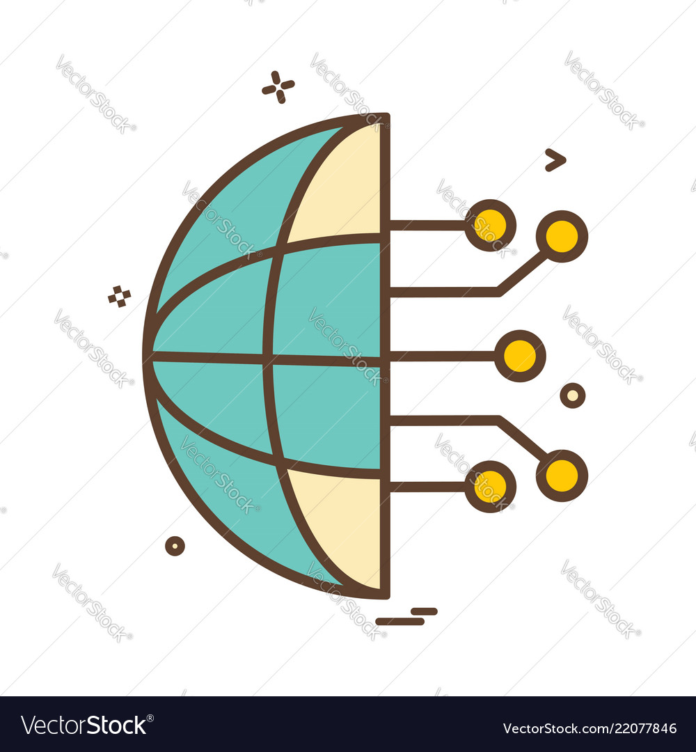 Artificial circuit intelligence nor icon design