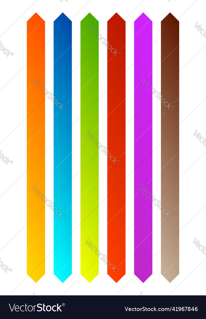 Banner button bar shapes with blank empty space vector image Banner button bar shapes with blank empty space