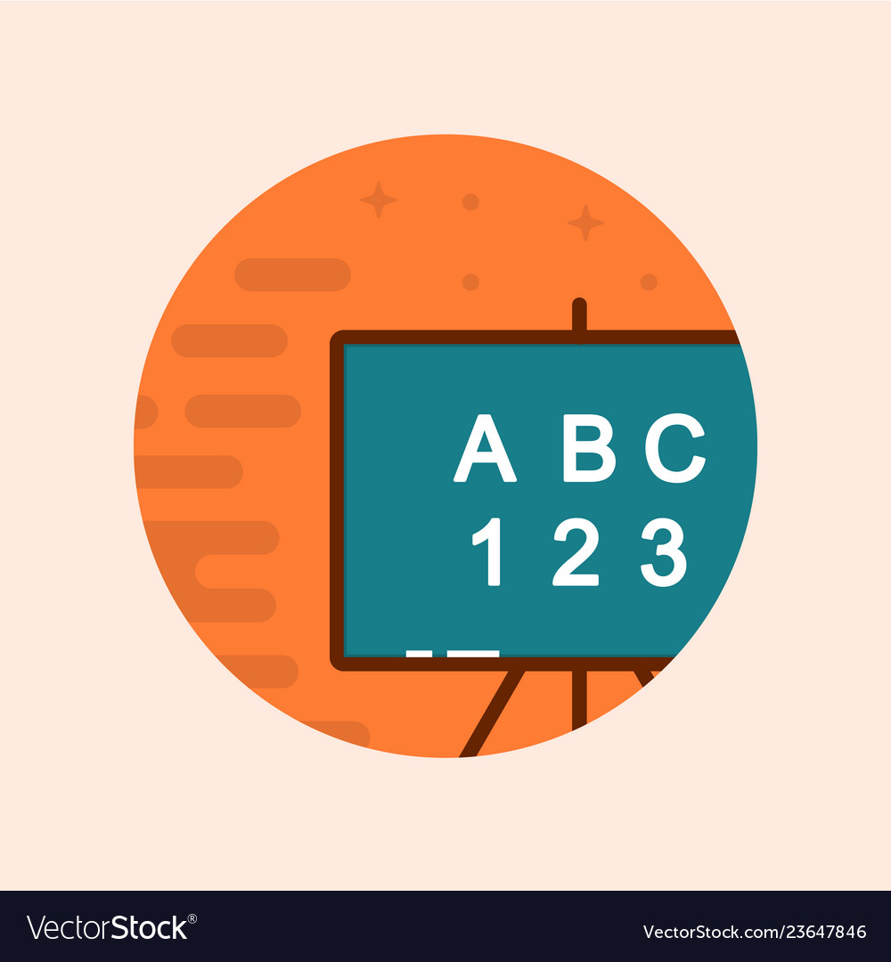 Concept of a desk with letters and numbers