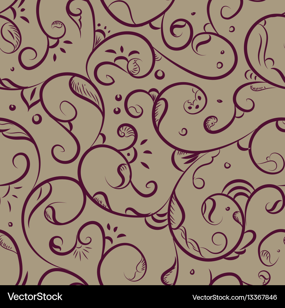 Cute clouds seamless pattern Royalty Free Vector Image