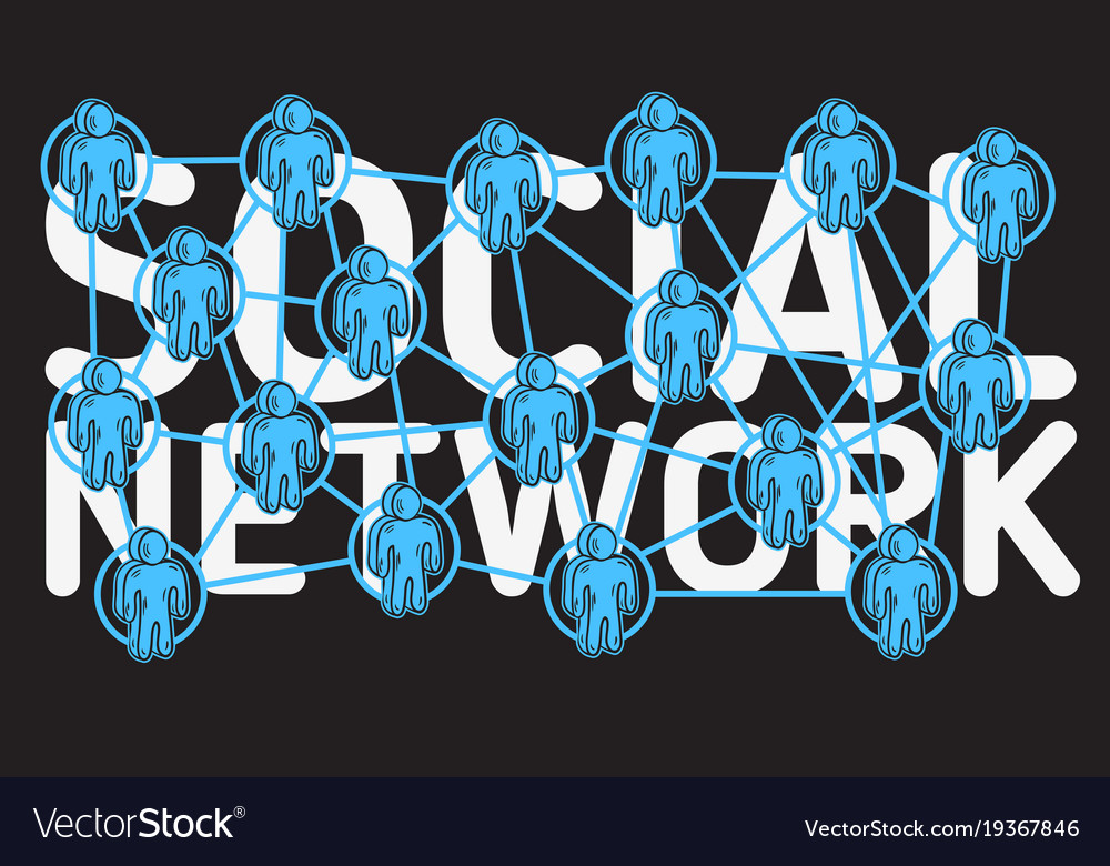 Social network design with connection between
