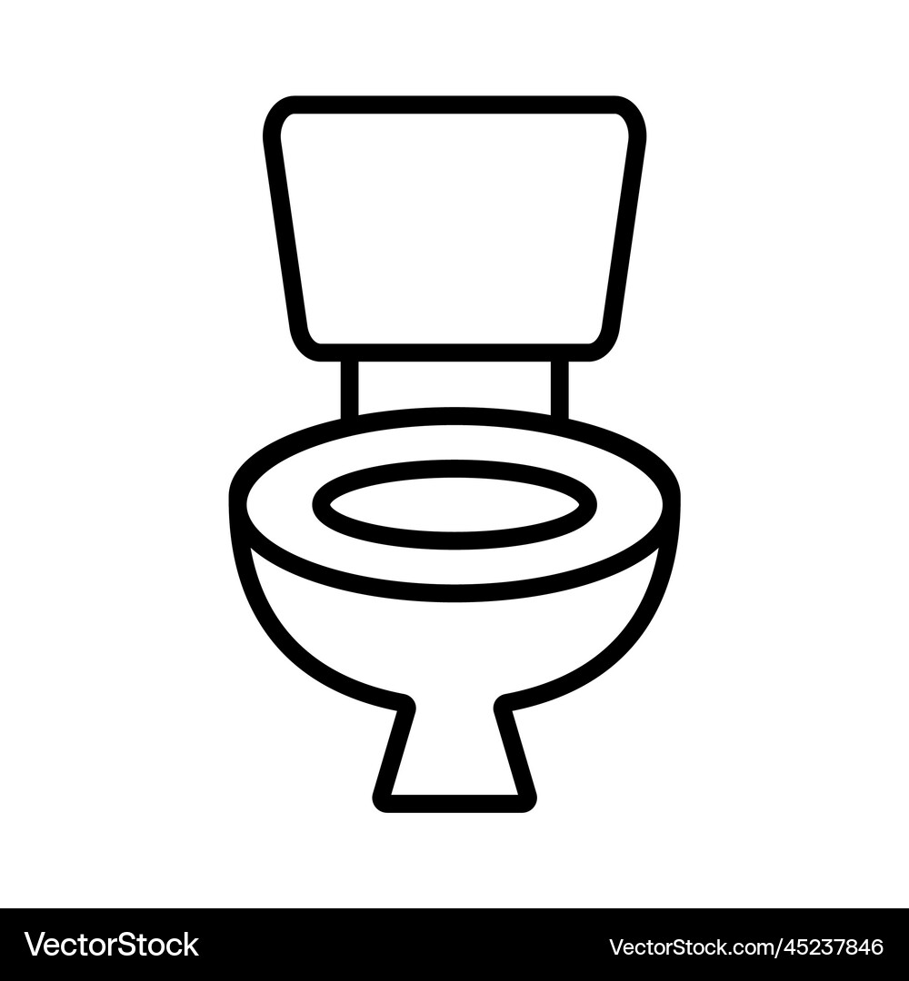 Toilet Icon - Bathroom Symbol – Royalty-Free Vector | VectorStock, image size:1000x1080