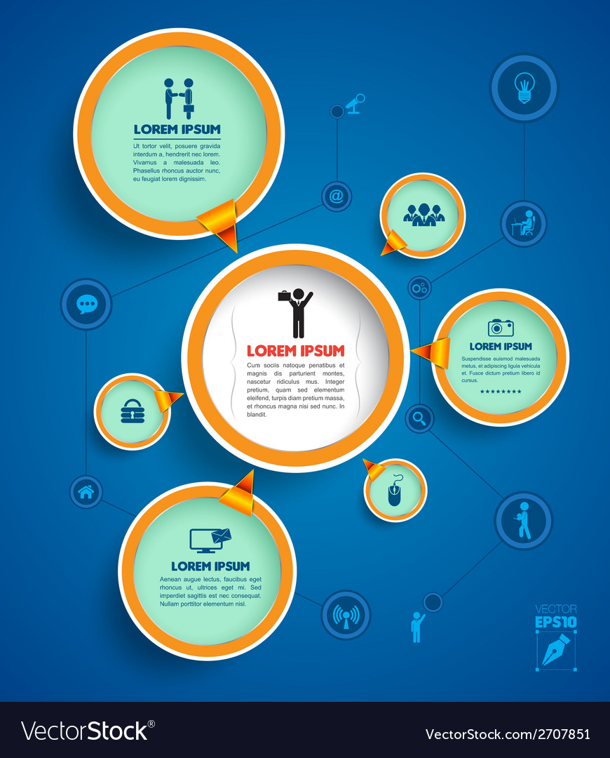 simple infographic templates vector collection