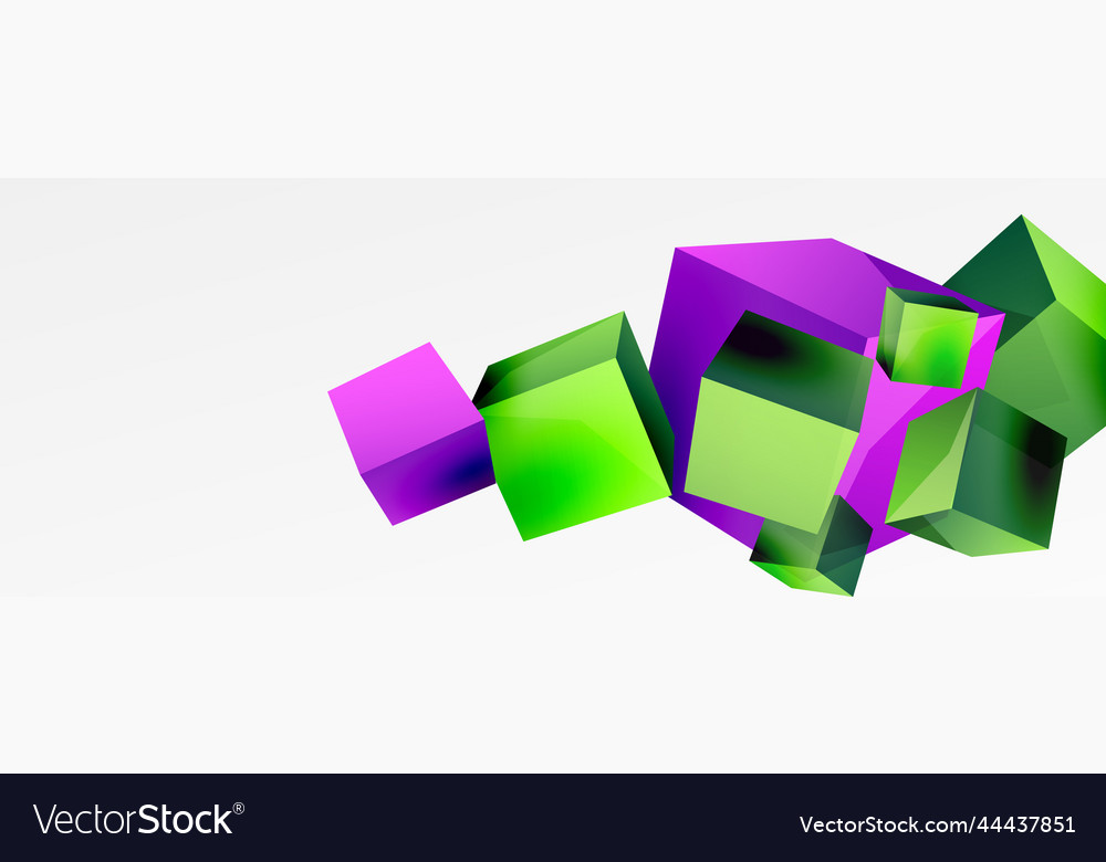 3d cubes abstract background composition vector image 3d cubes abstract background composition