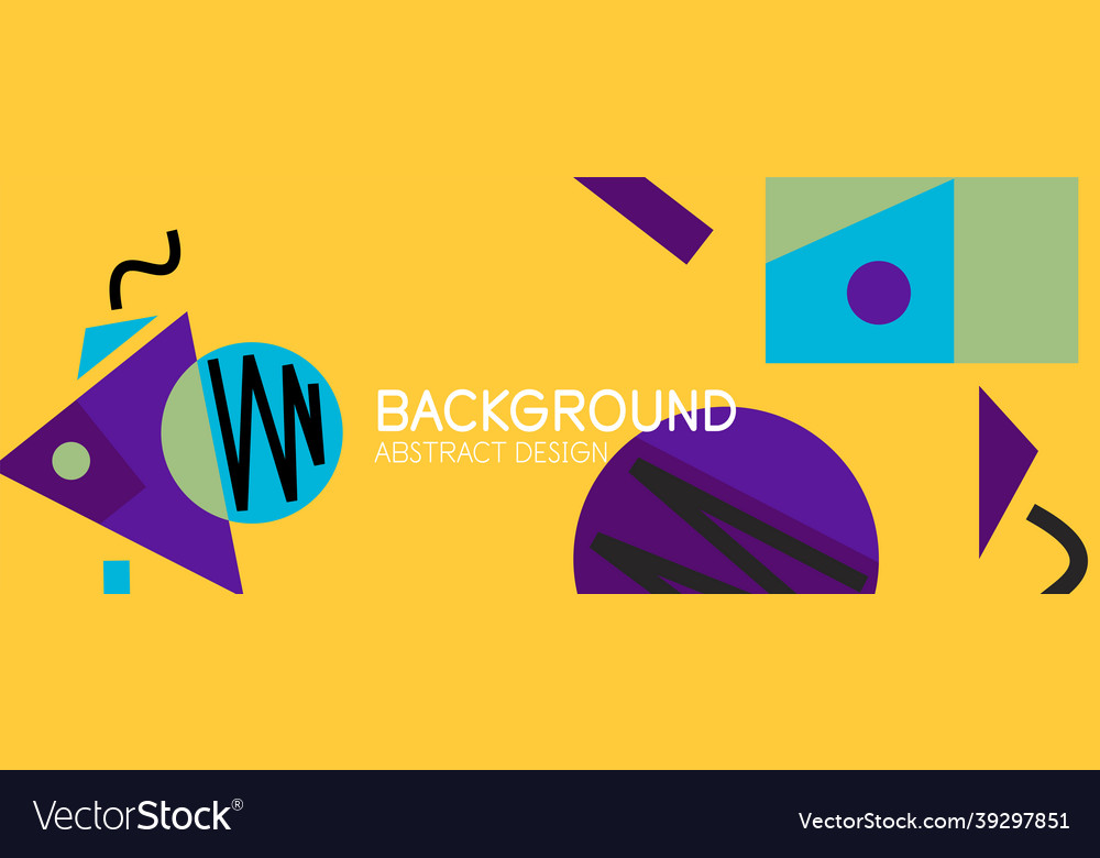 Abstract background with blocks lines geometric