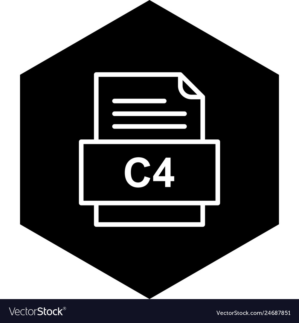 C4 file document icon