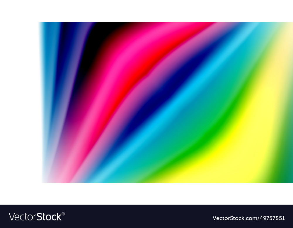 Color mixing liquid rainbow shape background vector image Color mixing liquid rainbow shape background