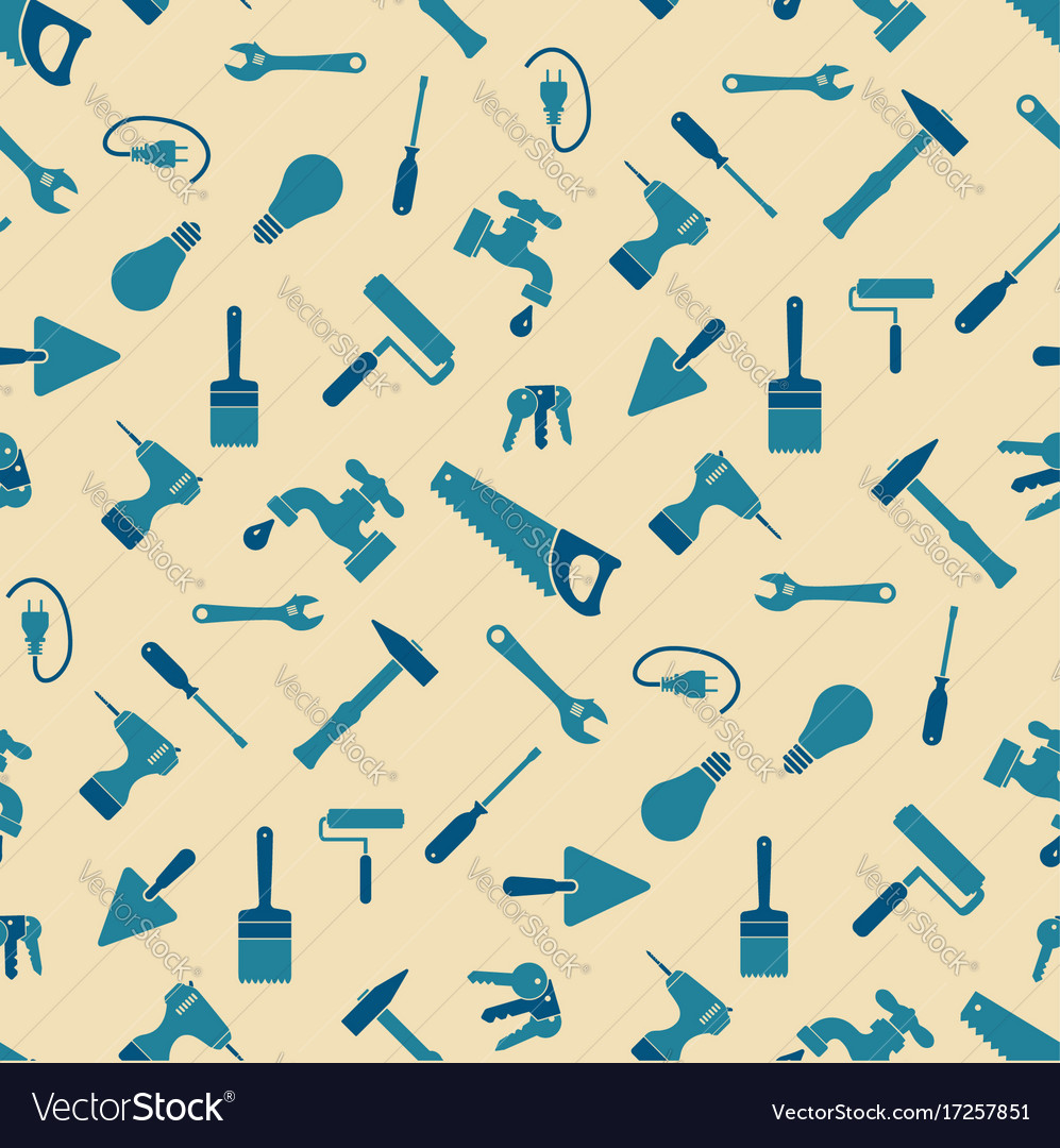 craftsman tools pattern royalty