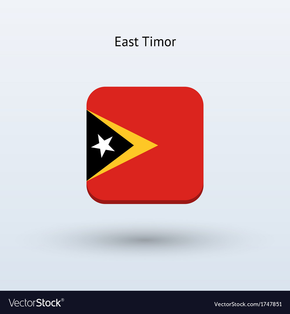 East timor flag icon