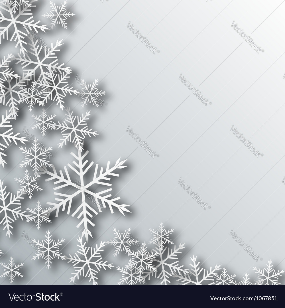 Elegant Snowflake Background
