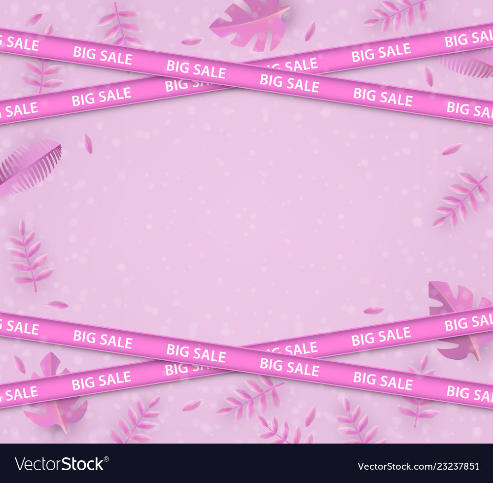 Flat abstract purple leaves pattern big sale