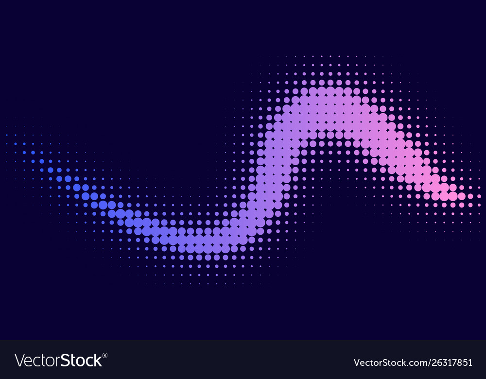 Gradient futuristic pattern