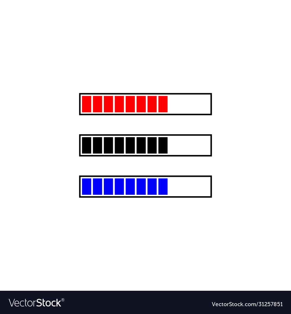 Loading process logo set icon