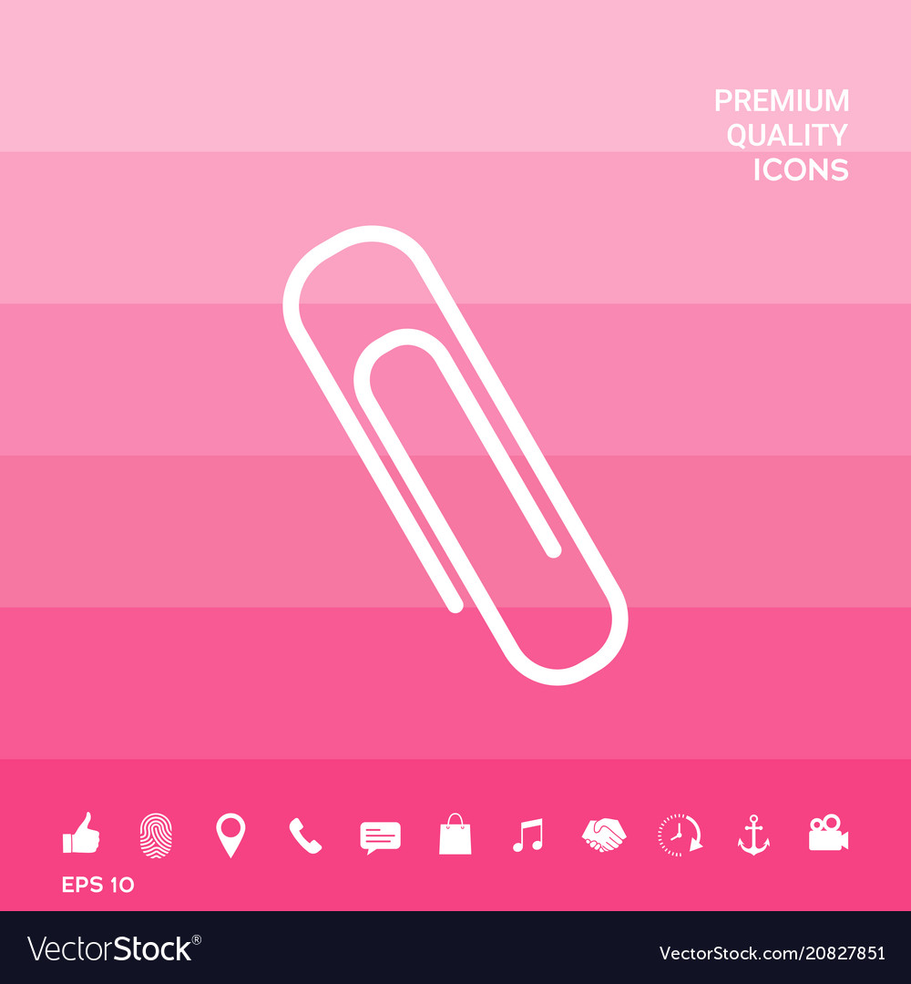 Paper clip icon