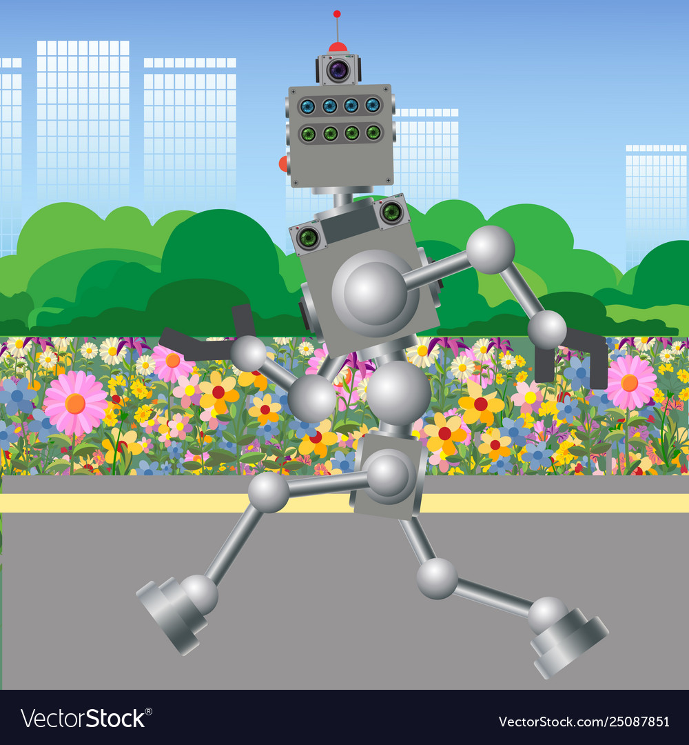 Robot is running