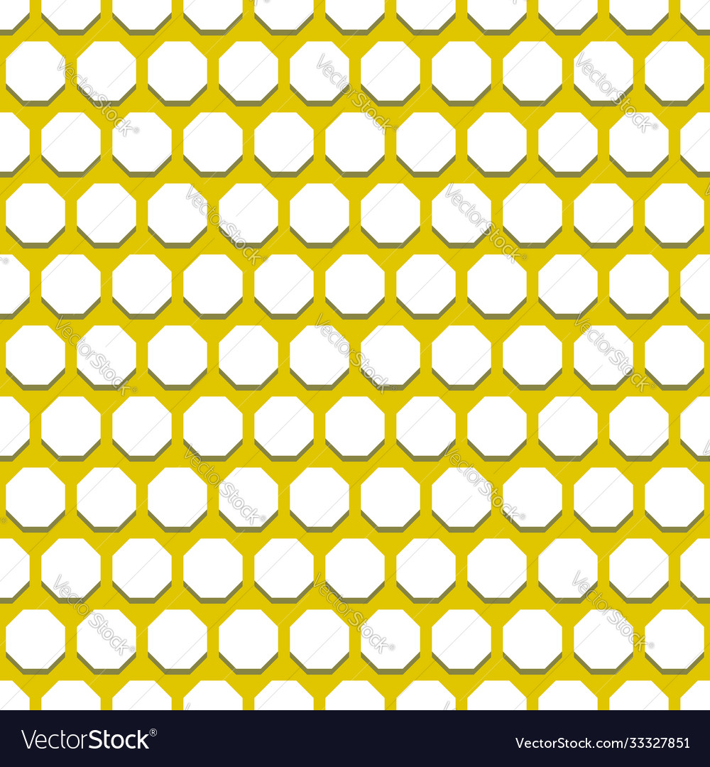 Seamless octagonal pattern vector image Seamless octagonal pattern