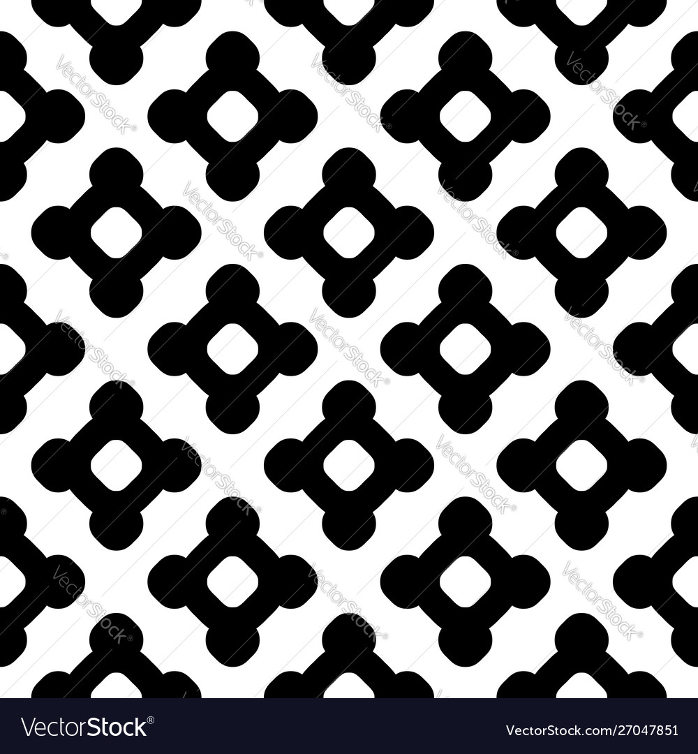 Seamless pattern simple monochrome mesh texture vector image Seamless pattern simple monochrome mesh texture