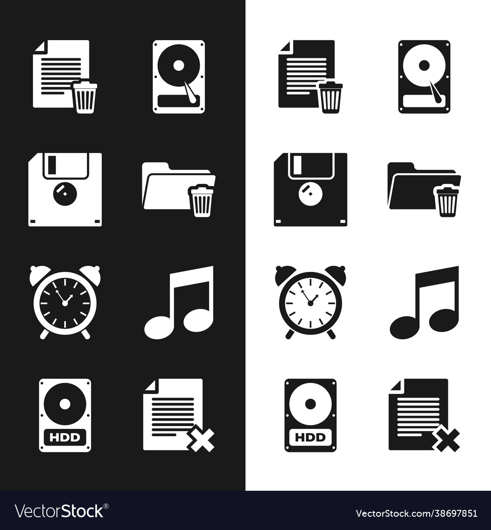 Set delete folder floppy disk file document
