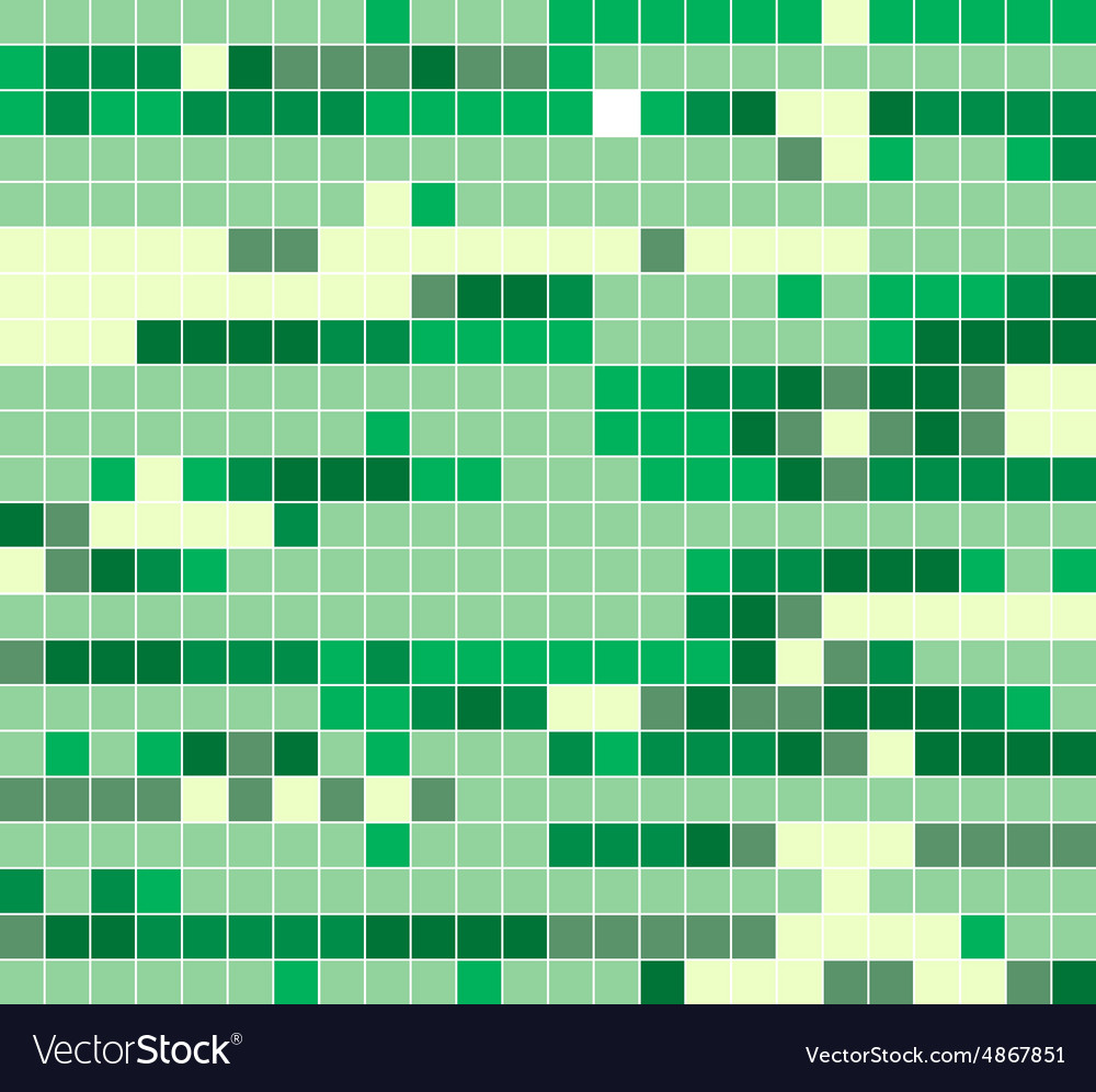 Square tile patterngreen pattern