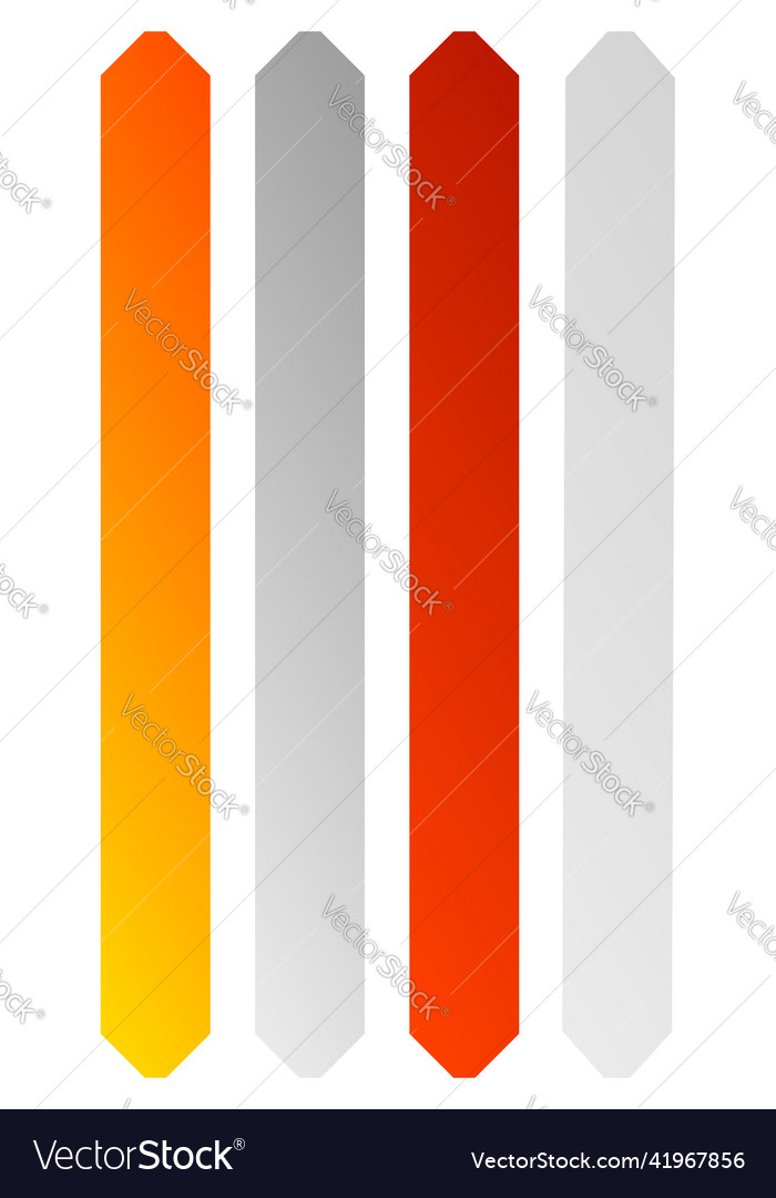 Banner button bar shapes with blank empty space vector image Banner button bar shapes with blank empty space